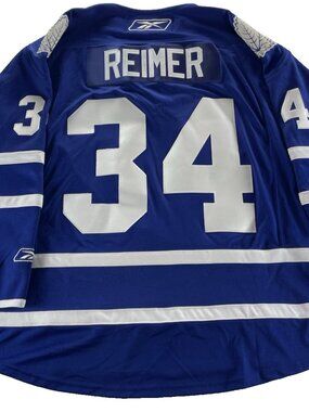 Reebok Toronto Maple Leafs James Reimer #34 NHL Jersey – Men’s XL – Official